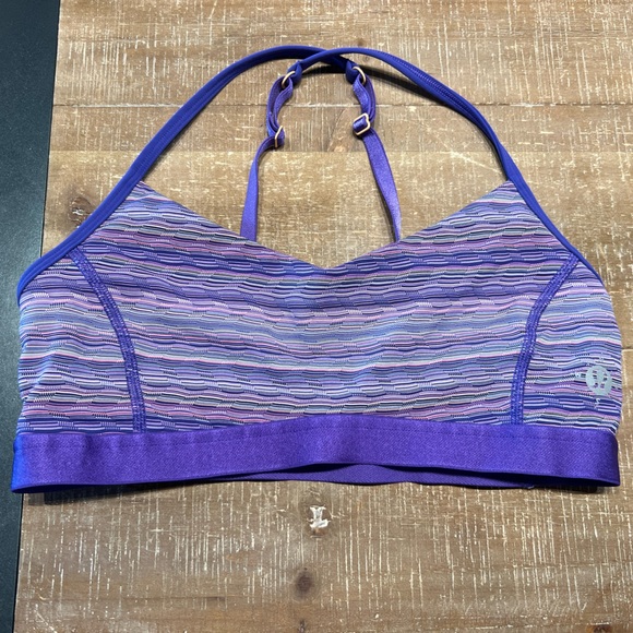 💜 Lululemon *Rare* Limited Edition Purple Wanderlust Shala Bra - Picture 5 of 8